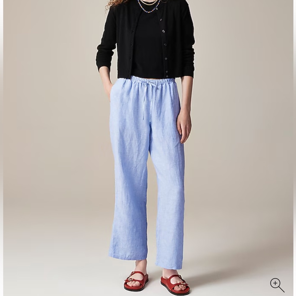 J Crew Soleil pant in linen